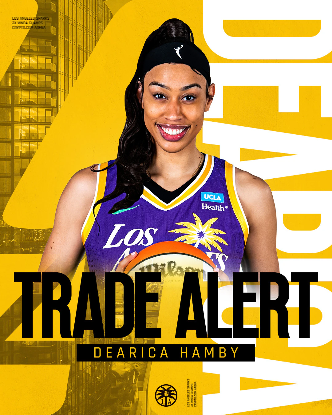 Dearica Hamby, a three-time WNBA All-Star, filed a lawsuit alleging pregnancy discrimination against the WNBA and the Las Vegas Aces.